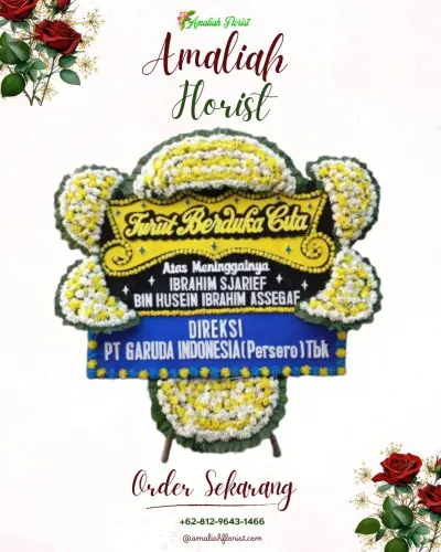 Papan Bunga Duka di Pulungdowo