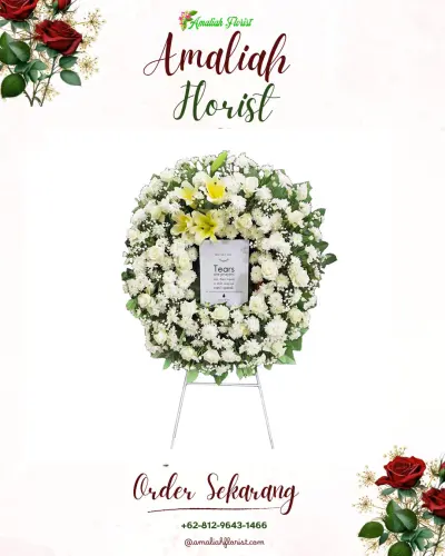 Krans Bunga Duka Cita di Pulungdowo