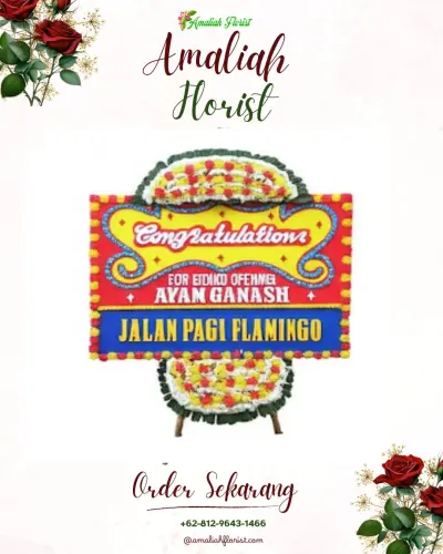 Bunga Papan Congratulation di Pulungdowo